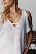 Вязаная туника Тренд ART KNIT белая, S-M 044566 - изображение 11