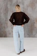 Женский джемпер Soft ART KNIT шоколад, L-XL 044030 - изображение 9