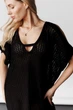 Вязаная туника Тренд ART KNIT черная, S-M 044550 - изображение 7