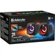 Акустична система 2.0 Defender J1 6Вт з підсвічуванням USB 3.5мм mini-jack Black (65961) - зображення 7