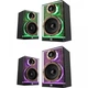 Акустична система 2.0 Defender Futuro 20Вт Bluetooth 5.3 USB TF AUX RGB підсвічування 2400 мАг Black (65087) - зображення 8