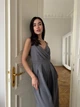 Жіночий класичний комбінезон без рукава з V-подібним вирізом Uaclothes 42 Сірий (like36320-167431364) - изображение 4