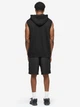 Комплект худі без рукавів та шорти чоловічий Lonsdale SHOTLEY 117839-1513 M Black/Grey (4255581581998) - изображение 3