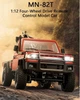 Машинка на радіокеруванні MN82T Toyota Land Cruiser 79 1:12 Червоний - изображение 10