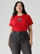 Футболка хлопковая женская Levi`s 571860770 1X Красная (1159857736) - изображение 1