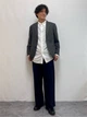 Пиджак классический удлиненный женский Uniqlo 933141672 2XL Серый (1159857894) - изображение 7