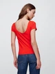 Футболка хлопковая женская GAP 479458128 S Красная (1159855010) - изображение 2