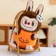 Мягкая игрушка Labubu 3 в 1 с пледом внутри Коричневый "Тыква" - изображение 3