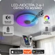 Люстра світлодіодна 517 Dlight RGB з пультом і колонкою 45Вт Білий (02145) - зображення 1