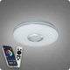 Люстра світлодіодна 517 Dlight RGB з пультом і колонкою 45Вт Білий (02145) - зображення 5