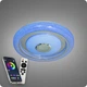 Люстра светодиодная 517 Dlight RGB с пультом и колонкой 80Вт Белый (02144) - изображение 5