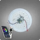 Люстра світлодіодна 517 Dlight RGB з пультом і колонкою 45Вт Білий (02147) - зображення 9