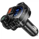 Автомобільний зарядний пристрій FM модулятор HOCO FM01 Legend 20W (2USB-A/1C) (Black) (245639) - зображення 5