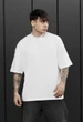 Футболка Staff logo black white oversize M - зображення 1