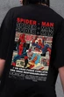 Женская Оверсайз Футболка с принтом SpiderMan черная Without S/M (386717) - изображение 2