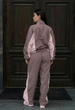Жіночий спортивний костюм Staff lim light brown & light pink reflective oversize S - изображение 2