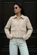 Куртка Женская Ветровка Стаф Светло-бежевая Современная Staff Sa Light Beige L (385870) - изображение 1