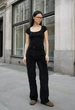 Женские Брюки Стаф Черные Бархатные Элегантные Staff Mi Velvet Black XS (387047) - изображение 1