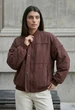 Жіноча Куртка Стаф Коричнева Оверсайз З Капюшоном Staff Ok Brown Oversize M-L (387053) - зображення 5