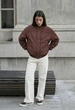 Жіноча Куртка Стаф Коричнева Оверсайз З Капюшоном Staff Ok Brown Oversize M-L (387053) - зображення 6