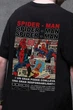 Мужская Оверсайз Футболка с Принтом SpiderMan Black Without S/M (386713) - изображение 2
