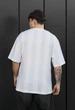 Футболка Мужская Стаф Белая Винтажная Оверсайз С Логотипом Базовая Staff White Vintage Logo Oversize S (386845) - изображение 2