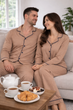 Чоловічий піжамний комплект Unity (сорочка+штани) COSY L Коричневий (cosy5178659s2) - изображение 4
