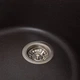 Гранитная мойка Valeso Soul 620х500 врезная, овальная, матовая коричневая - изображение 4
