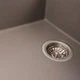 Гранітна мийка Platinum DIAMOND 860х500 врізна, прямокутна, матова дюна - зображення 5