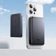 Повербанк Hoco I6Oj Magnetic 5000 мАг Metal Gray, MagSafe, бездротова зарядка Qi 15W, PD 20W, компактний Power Bank, Темно сірий - зображення 8