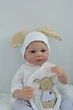 Кукла Реборн Reborn Doll 50 см, реалистичный винил-силионовый мальчик пупс в одежде+аксессуары - изображение 4