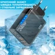 Сетевое зарядное устройство на 5 портов USB-C GaN 240W с 3PD и 2QC3.0 Черный - изображение 5