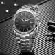 Наручные часы Forsining 8294 Silver-Black Steel - изображение 2
