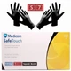 Перчатки виниловые SafeTouch смотровые нестерильные неопудренные черные S 50 пар. - изображение 1