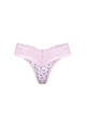 Хлопковые женские трусики стринг танга Victoria's Secret сиреневые с бабочками QV361 размер XS - изображение 3