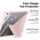 Чохол Magi серії книжка для планшета iPad 10,9" / 11", рожевий - зображення 6