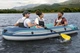 Човен надувний BestWay 61154 «Trek X3 Raft» (39*137*294 см, гребний, тримісний, трикамерний, весла ↔124 см, насос, надувне дно, до 360 кг) - изображение 1