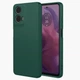 Чехол Fiji Full Soft Premium для Motorola G24 Power противоударный бампер с микрофиброй Dark Green - изображение 1