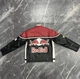 Мужская кожаная мото куртка в гоночном стиле Red Bull ред бул Ferrari Formula F1 М - изображение 5