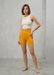 Шорты велосипедки женские в рубчик однотонные H&M Оранжевые 17830 M (укр 44-46) - изображение 2