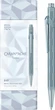 Ручка шариковая Caran d'Ache 849 Alpine Frost Синяя 1 мм Синий корпус в подарочном боксе (7630002360838) - изображение 1