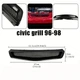 Передня решітка радіатора для Honda Civic 6 EK 1996 1998 із сіткою - зображення 2