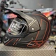 Шолом IROS HD-803 + скло (Cross) matt Black/Red L - изображение 1