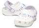 Дитячі крокси для дівчинки класичні сабо Crocs Fun Lab Disney Frozen II Clog (25/26, білий) - изображение 1