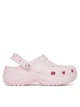 Женские кроксы на платформе Сrocs Classic Platform Pearl Clog 211231, розовые W6/36-37/22.9см - изображение 1