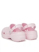 Женские кроксы на платформе Сrocs Classic Platform Pearl Clog 211231, розовые W6/36-37/22.9см - изображение 3