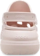 Женские кроксы на платформе Crocs Classic Crush Clogs, Пудровые, 207521-100, (M5/W7), 37-38, 23см - изображение 4