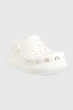 Женские кроксы на платформе Crocs Classic Crush Clogs, Белые, 207521-100, (M4/W6), 36-37, 22см - изображение 2