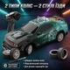 Радиоуправляемая машинка дрифтовая 4WD Dodge Challenger 27см. с эффектом дыма LED подсветка полноприводная для дрифта и гонок black-blue - изображение 3