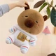 М'яка плюшева Капібара Космонавт 30 см Коричневий - зображення 2